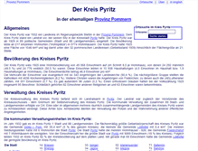 Tablet Screenshot of kreis-pyritz.de
